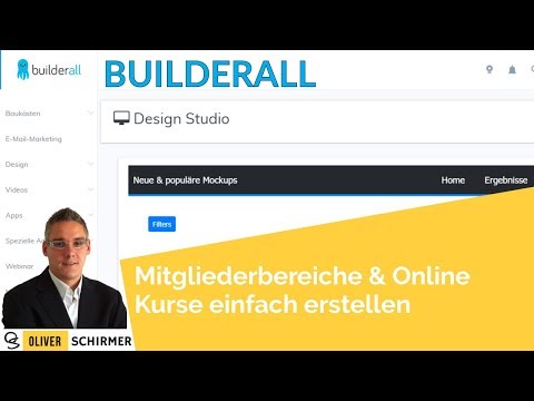 Online Kurse erstellen - Mit builderall Mitgliederbereiche und online Kurse einfach erstellen