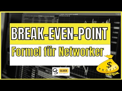 Break Even Point einfach erklärt - Break Even Point Formel im Network Marketing