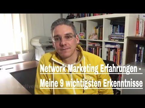 Network Marketing Erfahrungen - Meine 9 wichtigsten Erkenntnisse