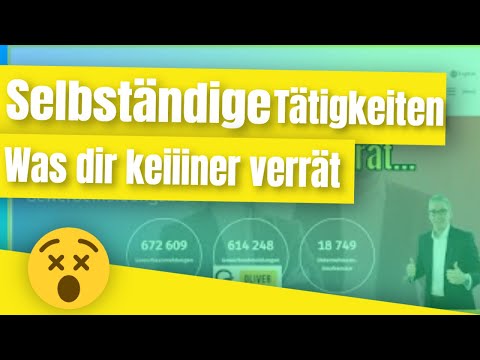 Selbständige Tätigkeiten - Was dir keiner verrät❗