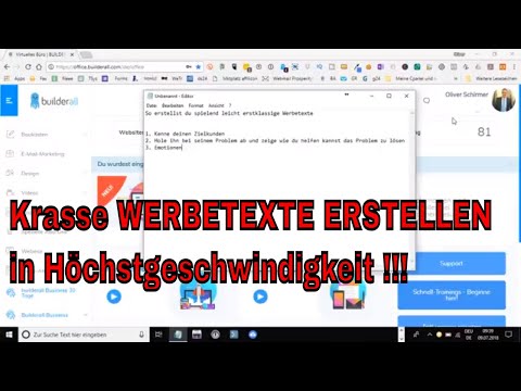 Werbetexte: Erstklassige Werbetexte erstellen mit dem builderall Skriptgenerator