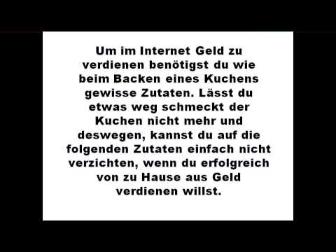 von zuhause Geld verdienen - Geld verdienen im Internet