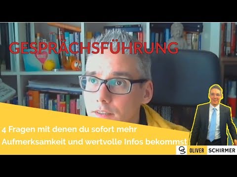 Gesprächsführung im MLM - 4 Fragen und sofort mehr Aufmerksamkeit und wertvolle Infos erhalten