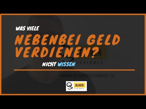 Nebenbei Geld verdienen - Was viele nicht beachten