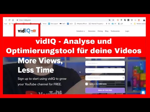 VidiQ - Youtube Seo mehr Klicks und Views auf deine Videos mit VidiQ