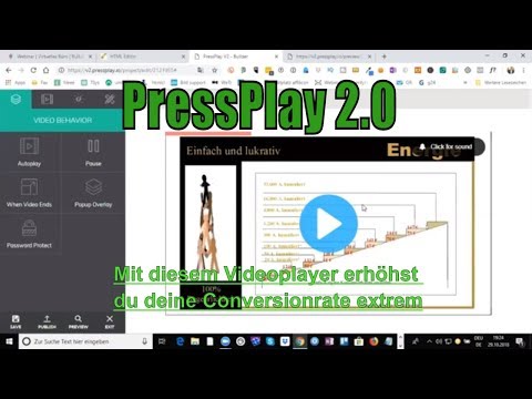 pressplay 2.0 - Mit diesem Videoplayer erhöhst du deine Conversionrate extrem