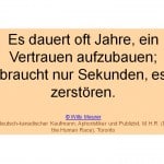 vertrauen aufbauen