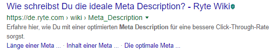 Meta description