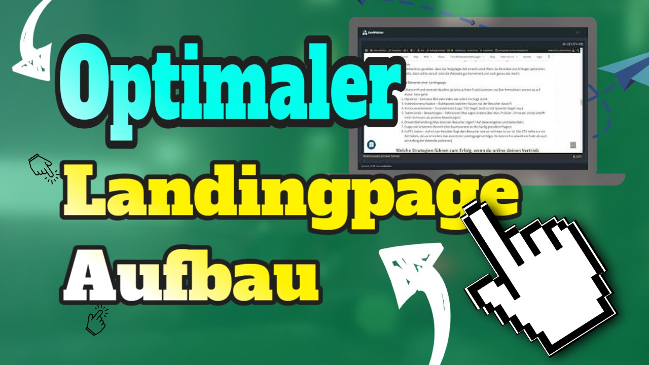 landingpage aufbau - 8 Elemente die auf keiner Landingpage fehlen sollten