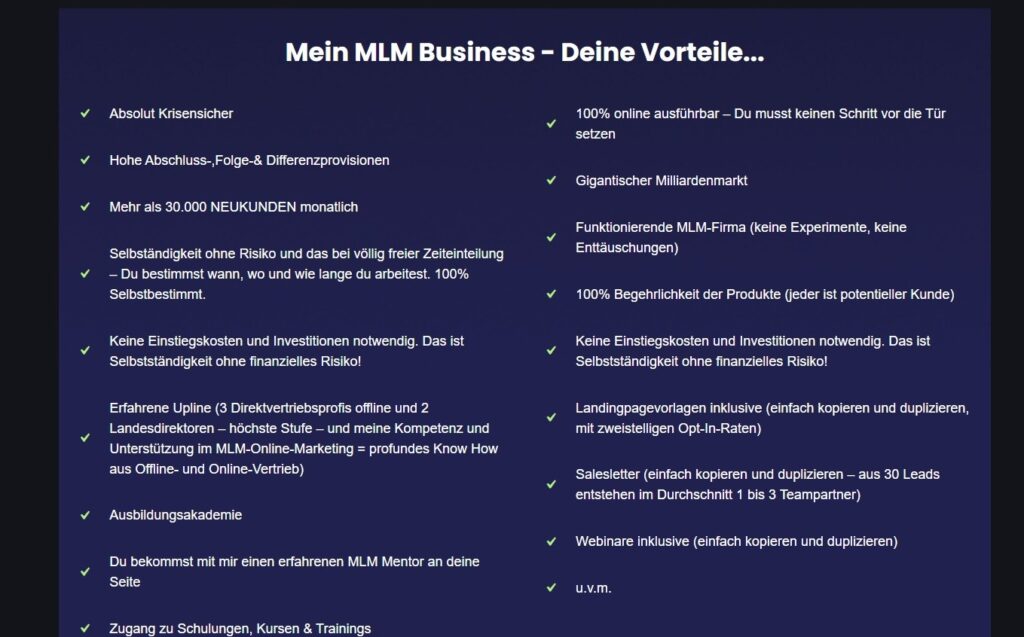 landingpage aufbau